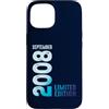 Birth Since September 2008 Retro Vintage Custodia per iPhone 15 Settembre 2008 Anno 2008 Retro 2008 Vintage Edizione Limitata