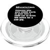 FUNNY MUSICIAN PRODUCTS Divertente musicista Definizione Significato Sarcastico Joke Citazione Gig PopSockets PopGrip per MagSafe