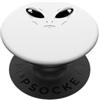 Alien Extraterrestrial Sci-Fi UFO Space Alien Costume Extraterrestre Fantascienza Fan Alien Face Bambini PopSockets PopGrip Adesivo