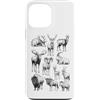Vintage Ungulates Funny Gifts and Appare Custodia per iPhone 13 Pro Max Ungulates Y2K - Grafica vintage stile tatuaggio anni '90