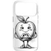 Cute Apple Fruit for Children Kids & Adu Custodia per iPhone 17 Pro Disegno a matita con simbolo del cuore grafico mela con cuore