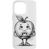 Cute Apple Fruit for Children Kids & Adu Custodia per iPhone 14 Pro Max Disegno a matita con simbolo del cuore grafico mela con cuore