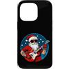 Christmas Animals Custodia per iPhone 13 Pro Chitarrista Babbo Natale