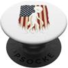 Alien Extraterrestrial Sci-Fi UFO Space Alien Bandiera Americana UFO Spazio Extraterrestre Fantascienza Fan PopSockets PopGrip Adesivo