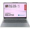 Lenovo IdeaPad Slim 3 Notebook 15 IPS, AMD Ryzen 5 40, RAM 8GB, 512GB SSD, Windows 11 Home, WiFi 6, Laptop per Casa, Ufficio, Studio, Multitasking, Uso Quotidiano - Caricatore non incluso