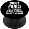 Project Management T-Shirts & Gifts Responsabile Tecnico Senior PopSockets PopGrip Adesivo