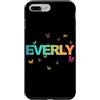 Everly Figlia Sorella idee regalo di com Custodia per iPhone 7 Plus/8 Plus Everly - Bellissimo nome con farfallas