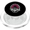 Multiple Myeloma Awareness Burgundy Ribb Consapevolezza del mieloma multiplo Combattiamo insieme Supporto arcobaleno PopSockets PopGrip per MagSafe