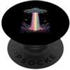 Alien Extraterrestrial Sci-Fi UFO Space Alien Universo UFO Rapimento Spazio Fascio Extraterrestre PopSockets PopGrip Adesivo