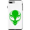 Alien Extraterrestrial Sci-Fi UFO Space Custodia per iPhone 7 Plus/8 Plus Verde Alien Face UFO Extraterrestre Alien Head Bambini Ragazzi