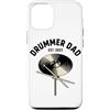 Cymbals Gift / Drummer Gifts for Men and Custodia per iPhone 12/12 Pro Piatti Batterista Piatti per batteria