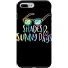 Sunbeam Lettering Co. Custodia per iPhone 7 Plus/8 Plus Tipografia vacanze estive pastello sfumature