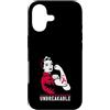 Multiple Myeloma Awareness Burgundy Ribb Custodia per iPhone 17 Nastro da donna indistruttibile con guerriero multiplo mieloma