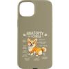 Corgi Chaos Club Custodia per iPhone 15 Plus Divertente anatomia di un corgi amante dei cani Doggo Pet Owner Humor