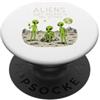 Alien Extraterrestrial Sci-Fi UFO Space Gli alieni non credono in te o divertente UFO spaziale alieno PopSockets PopGrip Adesivo
