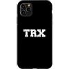TRX For Beginners / TRX Distressed Moder Custodia per iPhone 11 Pro Max TRX Design per principianti TRX/carattere moderno, invecchiato