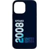 Birth Since September 2008 Retro Vintage Custodia per iPhone 13 Pro Max Settembre 2008 Anno 2008 Retro 2008 Vintage Edizione Limitata
