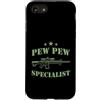 Shooting Range Gun Gifts Custodia per iPhone SE (2020) / 7/8 Pew Pew Specialist - Divertente campo di tiro con pistola