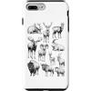 Vintage Ungulates Funny Gifts and Appare Custodia per iPhone 7 Plus/8 Plus Ungulates Y2K - Grafica vintage stile tatuaggio anni '90