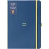BusyB Busy B A5 Diary - Mid-Year Academic Planner - Aug '26 - Aug '27 - Navy Journal Cover - Weekly Planner with To-Do Lists, Notes, Week-to-View, 3 Pockets, Year Planner & Elastic Closure