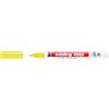 edding 4085 Pennarello a Gesso - Giallo fluo - Punta tonda 1-2 mm - Penna a gesso per lavagna cancellabile - per scrivere su finestre, vetro, specchi - inchiostro opaco altamente coprente