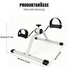 StarTech Mini cyclette da casa - Attrezzatura portatile per l'allenamento con i pedali - Resistenza regolabile - Compatta, ideale da utilizzare sotto la scrivania - Per uso domestico - Bianco