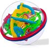 Mainiusi Labirinto 3D a sfera 12 cm, 3D Labirinth Balls con 100 tappe, palla 3D intellettuale Magic Maze sfera labirinto puzzle palla per compleanno Natale giocattolo a partire da 4 5 6 7 8 anni