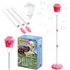 Taechalingo Macchina automatica per bolle di sapone, lanterna per bolle di sapone, lampada da giardino, macchina in piedi, macchina per bolle di sapone, regolabile in altezza, per matrimoni, amici, famiglia