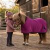 Brama West HKM - Mini coperta per cavalli piccoli e pony, misura 65-115 cm, traspirante, anti-pelucchi (Cranberry, 85)