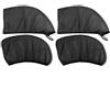 CLIUNT 4 Pezzi Tendine Parasole Auto Bambini, Tende Oscuranti Vetri Auto per Finestrini Laterali, Oscuranti Finestrini Auto Block raggi UV Tessuto Spandex Traspirante,Adatto per Maggior Parte Delle Modell
