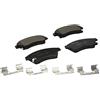 BREMBO Kit pastiglie freni Anteriore con segnalatore acustico usura con accessori P 59 076