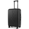 Kappa Trolley da Cabina 55 x 40 x 20 cm, Valigia ABS Antigraffio con 4 Ruote Girevoli 360°, Manico Telescopico Regolabile, Lucchetto TSA Incorporato, Viaggio Aereo Uomo Donna 332E3GW, Nero