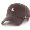47 Mlb New York Yankees Base Runner Clean Up Cap One Size