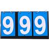 CaFfen Segnapunti Tabellone segnapunti, tabelloni for pallavolo, Basket, Tennis, Ping-Pong(3 Digit Blue)