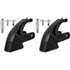Toyvian 2 Set Ricambio Freno per Roller Skate in Gomma Resistente, Accessorio Stopper Compatto 10,5x8,6x3,8 Cm per Pattini Sicuri e Comfort Durante la Corsa