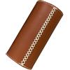 CANIGHT Copri Bombola Gas in Pelle Marrone per Campeggio Outdoor