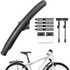 Generic Gravel Bike Fenders Quick Release Ciclismo Parafango | Parafango regolabile antiurto per urban, sporcizia e guida su strada