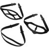 Toyvian 3 Pezzi Fascia Adatta in da Maschera per Silicone Antiscivolo Immersione Resistente ai Raggi Uv Colore Nero, Modelli 2011 e 2014 Immersioni Subacquee e Nuoto