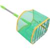 Hohopeti Raccoglitore di Palline da Ping Pong Verde in Lega di Alluminio e Nailon Design ad Alta capacità, Senza Piegarsi, per Gioco e Allenamento Professionale