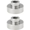 eMagTech 2 adattatori per telaio della bicicletta, da 130 a 135 mm, per asse da 10 mm, per bici da strada