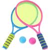 TWTCZOZ 2 Pezzi Racchetta da Tennis Giocattolo Bambini Set Gioco Sportivo Educativo Plastica attività Fisica Adatto a Gioco Genitore-Figlio Sport All'aperto R