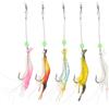 VILLCASE 5 Pezzi Esca da Pesca Artificiale in PVC, Esca Finta Morbida da 9 Cm/6 G Amo, per Pesci Persici e Black Bass, per Amici della Pesca