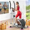 Neezee Ellittiche Magnetico, Ultra Silenziosa Ellittica Professionale Per Casa Supporto Bluetooth Fitness APP, Con 16 Livelli di Resistenza Regolabile, Monitor LCD