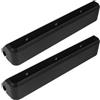 Homoyoyo 2 Pezzi Gancio per Sedile Barca a 3 Fori in PVC Nero Clip per Sedile per Canoe e Gommoni per Viaggio