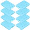 ABOOFAN 8 Pezzi Ice Pack per AC Mini, Ice Pack Small Size, Box Gelo PE | Festa Estiva, Borsa Ghiaccio Riutilizzabile, Compatibile con Ventilatore