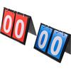 Gatuida 2 Pezzi Tabellone Segnapunti Basket Portatile a Doppia Faccia Display a 2 Cifre, Materiale PVC, Funzionamento Semplice per Eventi Professionali e Comunità Sportive