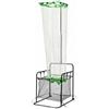 Baoblaze Rete da Pallavolo Portatile Rete Allenamento Porta da Pallavolo Raccoglipalloni Telaio Metallico Stabilizzato con Cerchio Superiore E Presa Palloni