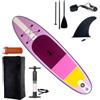 Baoblaze Tavola da Paddle Gonfiabile Tavola Gonfiabile Surf Gonfiabile Tavola da Surf Gonfiabile con Pad Testurizzato Pvc Eva con Elastici Frontali Maniglia di
