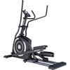 MAXXUS Ellittica da Casa CX 6.1 - Monitor LCD, Professionale, Compatta, con Ruote, Freno Magnetico - Cyclette, Bici Ellittica, Bicicletta, Crosstrainer, Fitness Casa, Attrezzi, Attrezzatura Step