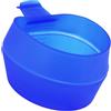 ZEPFJHE WIDESEA - Tazza compatta da campeggio, pieghevole, in silicone | Blu Outdoor Travel Cup e Camp Gear Utility